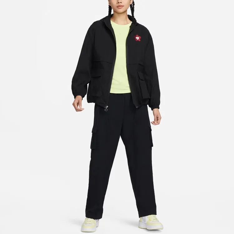 Nike Valentine's Day Collection SS24 Jackets Coats Women's Black-4