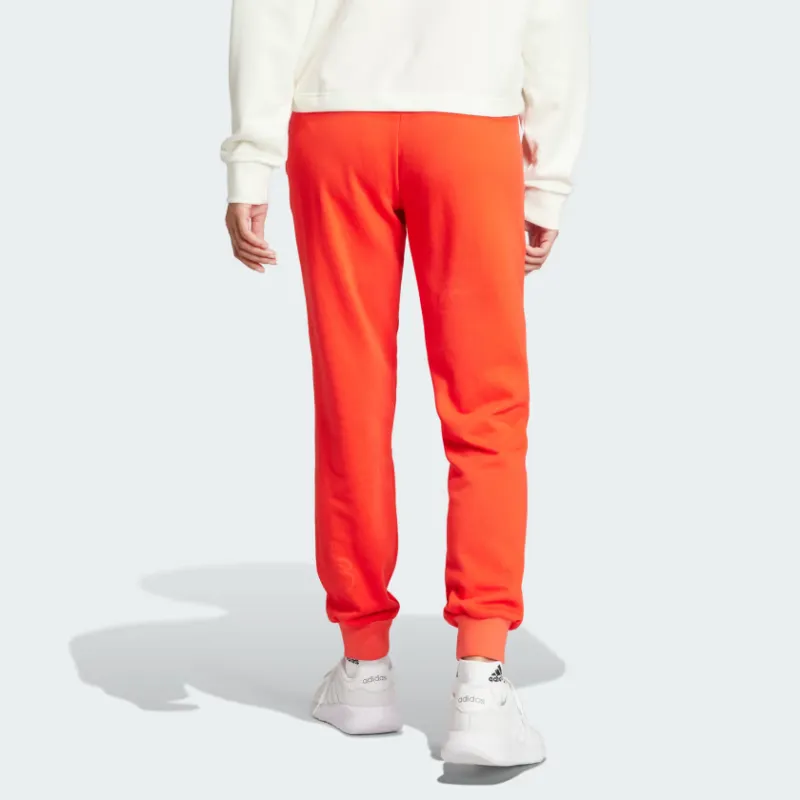 Adidas French Terry Print Regular Pants Knitted Sports Pants Women's Orange-2