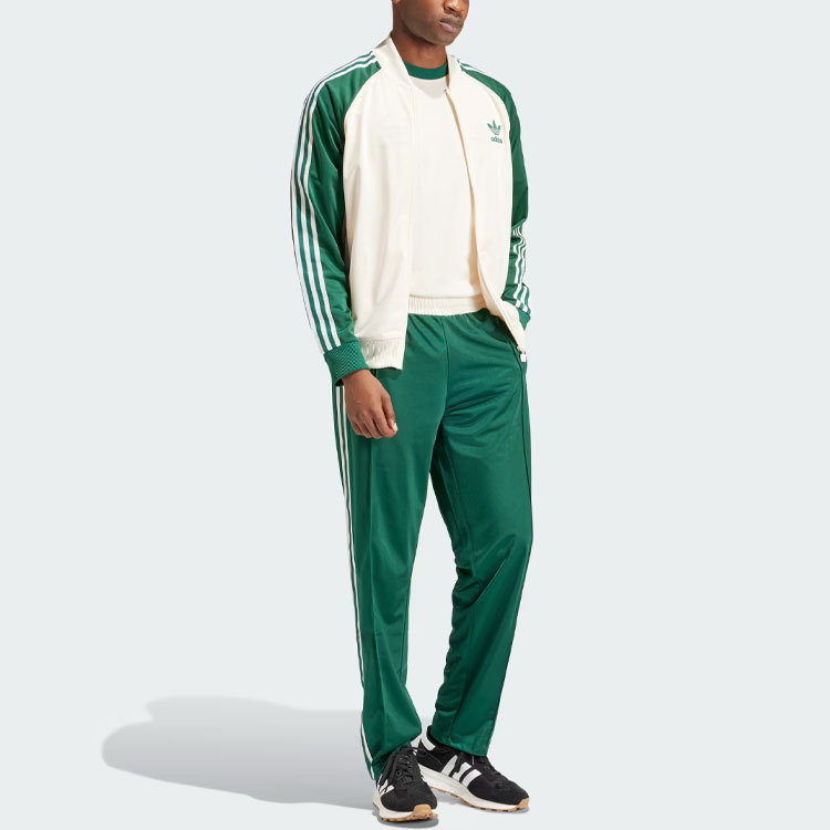 Adidas sst track jacket green online