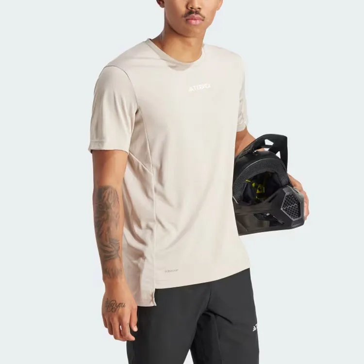 Adidas Terrex Multi Tee T Shirt Men's Beige-3