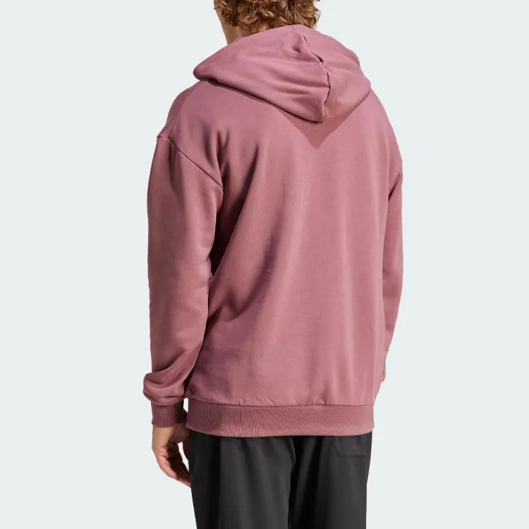 Adidas Terrex Logo Hoodie Sweatshirt Men's Burgundy Red-3