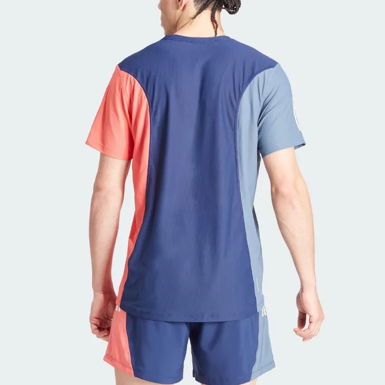 Adidas T Shirts Men Dark Blue-2