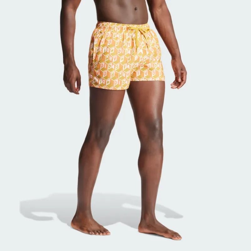 Adidas Farm Rio 3-Stripes Clx Swim Shorts Swimming Shorts Men's Yellow-3
