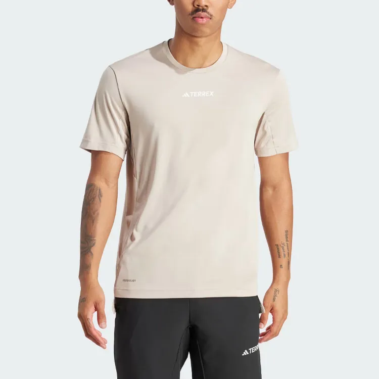 Adidas Terrex Multi Tee T Shirt Men's Beige-1
