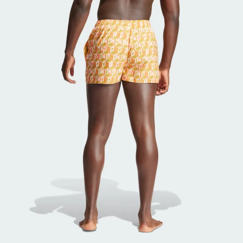 Adidas Farm Rio 3-Stripes Clx Swim Shorts Swimming Shorts Men's Yellow-2