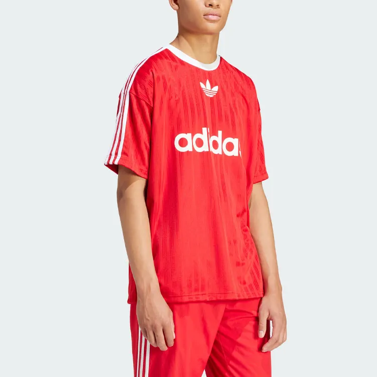 adidas originals Men's Lifestyle Adicolor Tee Red-3