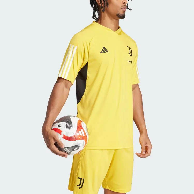 Adidas Juventus Tiro 23 Training Jersey Soccer Jerseys Men's Yellow-2
