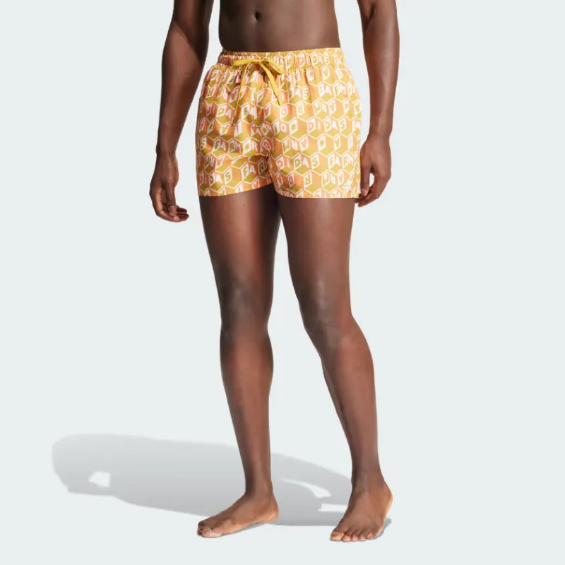 Adidas Farm Rio 3-Stripes Clx Swim Shorts Swimming Shorts Men's Yellow-1