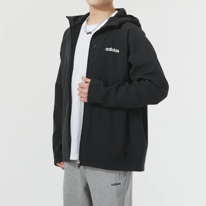 Adidas Jackets Coats Men's Black-4