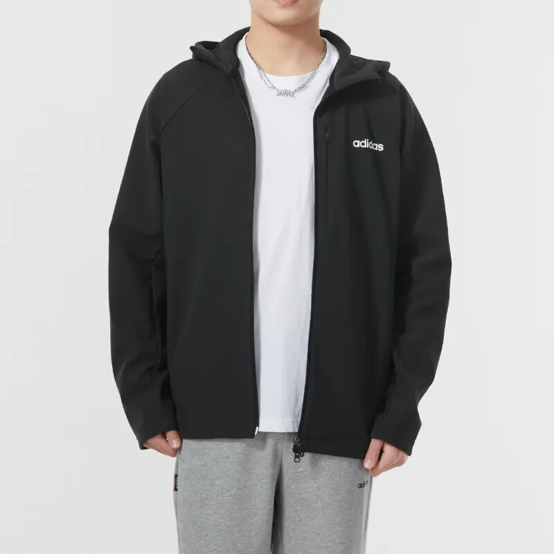 Adidas Jackets Coats Men's Black-3