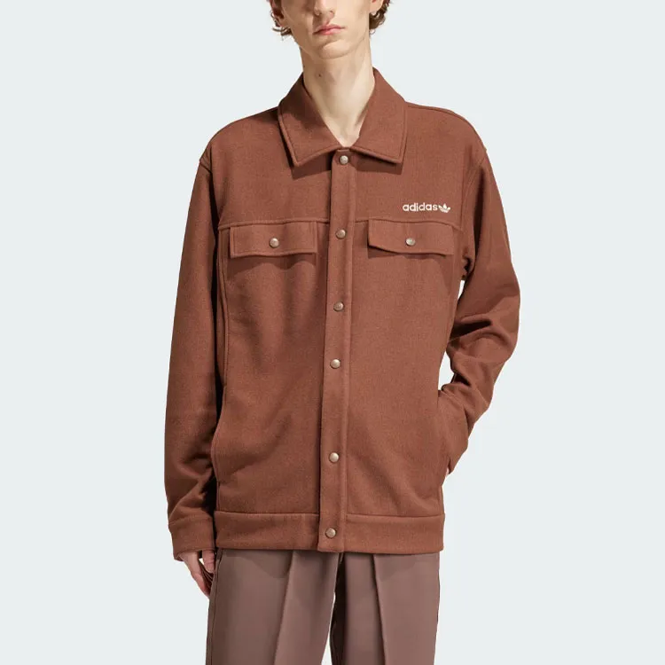 Adidas Originals Logo Embroidered Premium Overshirt-2