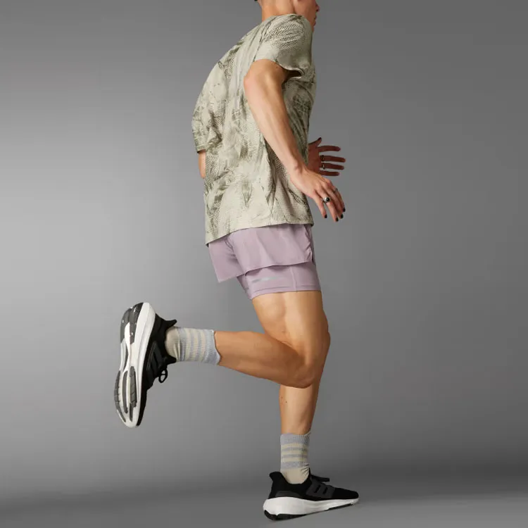 Adidas Ultimateadidas Allover Print T Shirt T Shirt Men's Green Gray-4