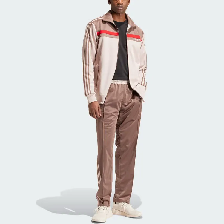 Adidas Originals Track Pants Knitted Sports Pants Men's Brown-3