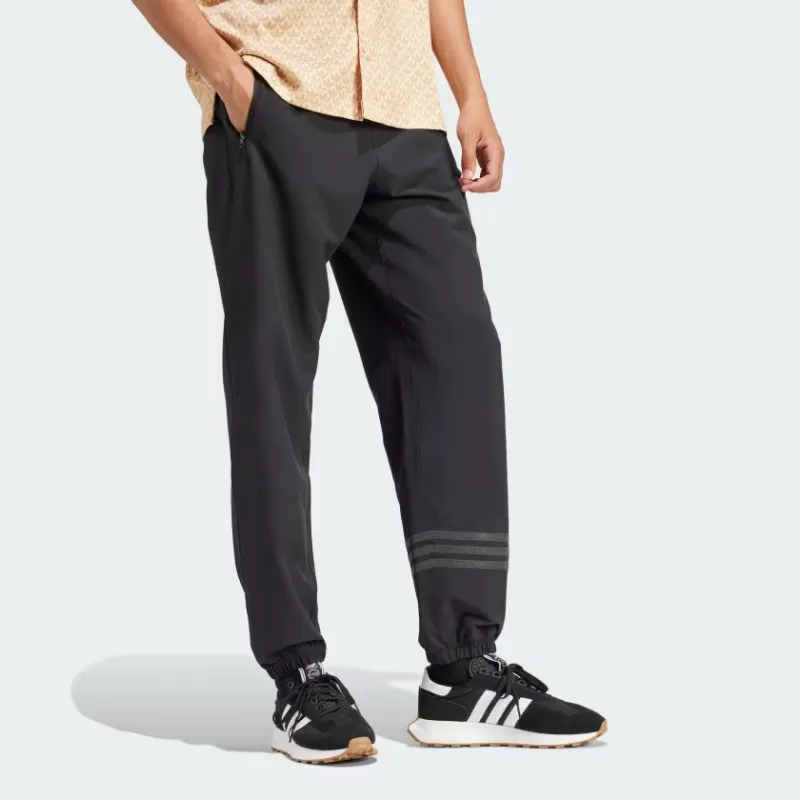 Adidas Originals Street Neuclassic Tracksuit Bottoms Knitted Sports Pants Men's Black-3
