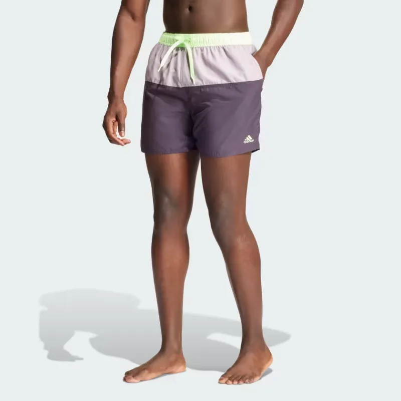 Adidas Colorblock Clx Swim Shorts Swimming Shorts Men's Purple-1