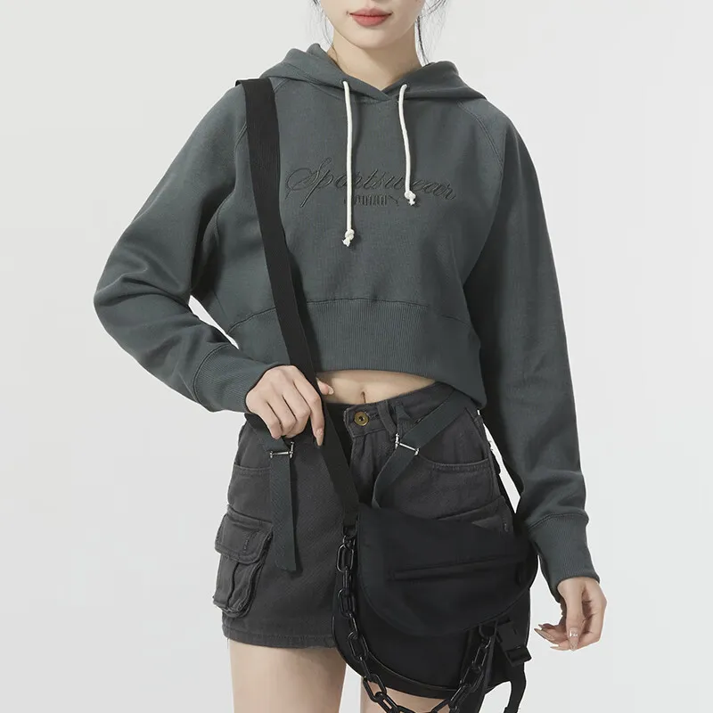 PUMA Sweatshirt Women's Dark Gray-2