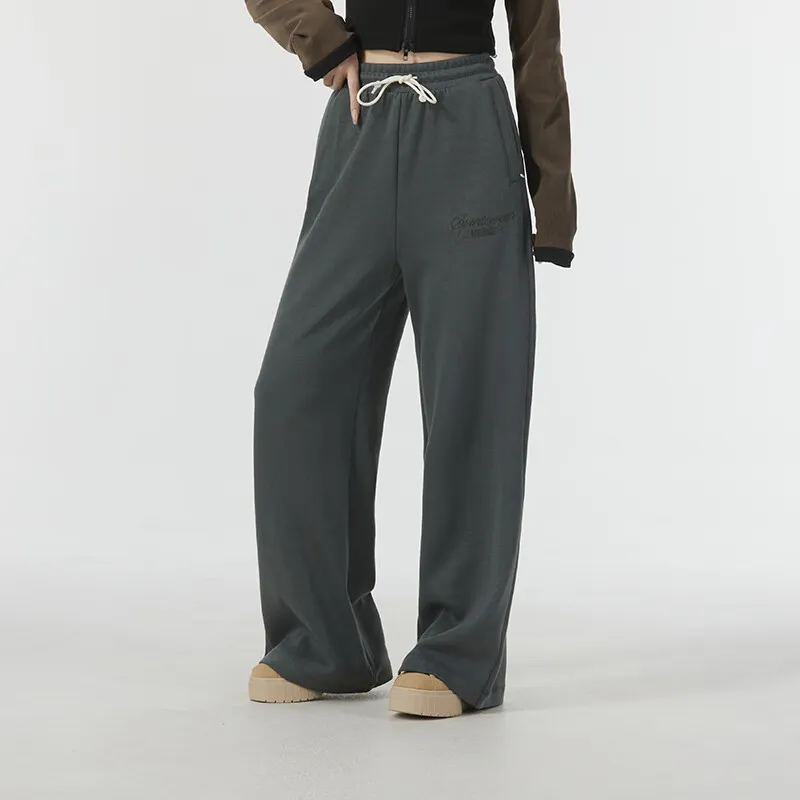 PUMA Knitted Sports Pants Women's Dark Gray-4