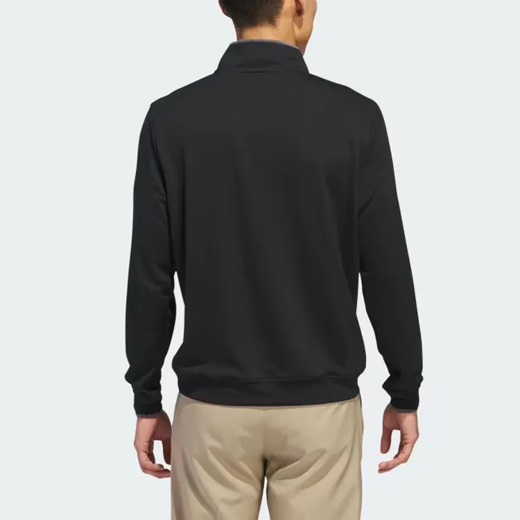 Adidas Lightweight Half-Zip Top Jackets Coats Men's Black-2