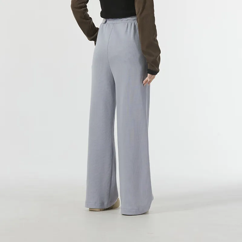 PUMA Knitted Sports Pants Women's Gray-3