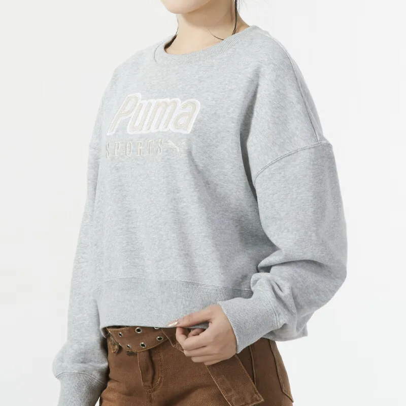 PUMA American Sweatshirt Women's Gray-4