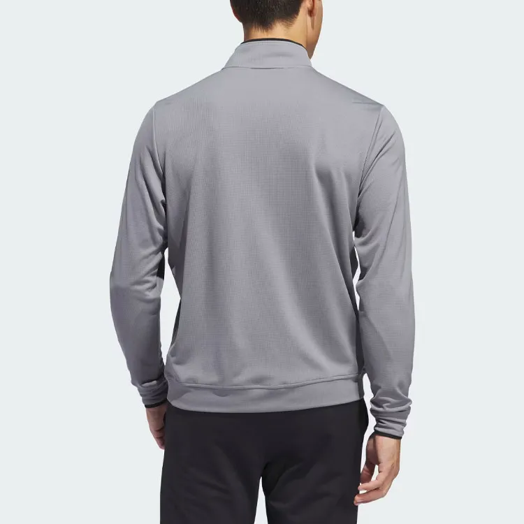 Adidas Lightweight Half-Zip Top Jackets Coats Men's Gray-3