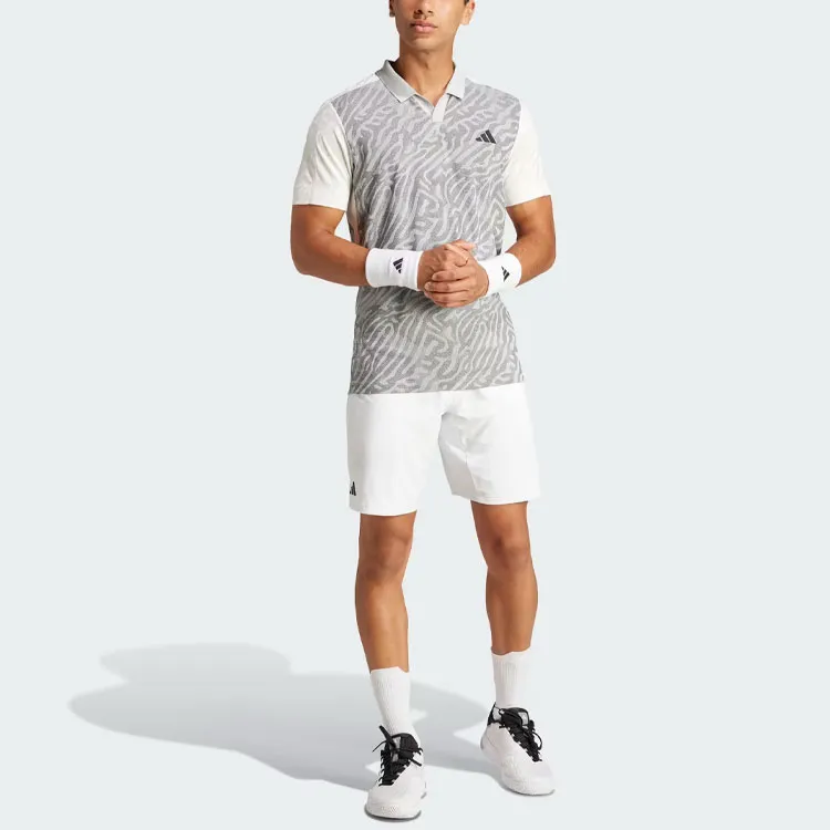 Adidas Tennis Airchill Pro Freelift Polo Shirt Polo Shirt Men's Gray-3