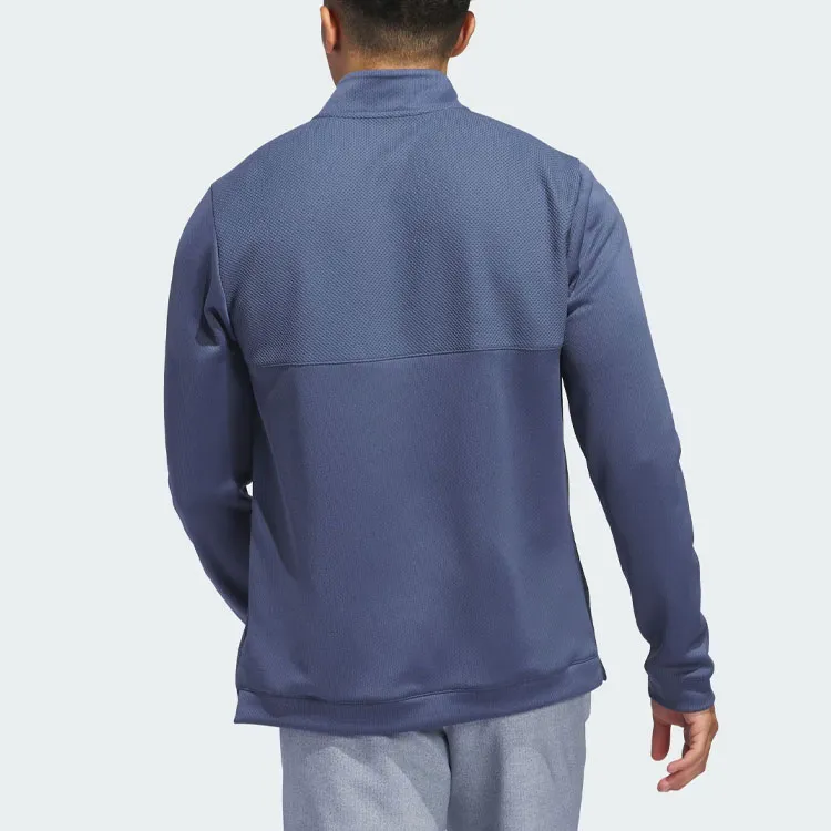 Adidas Free Shipping With AdiClub Ultimate365 Textured Quarter-Zip Top-2