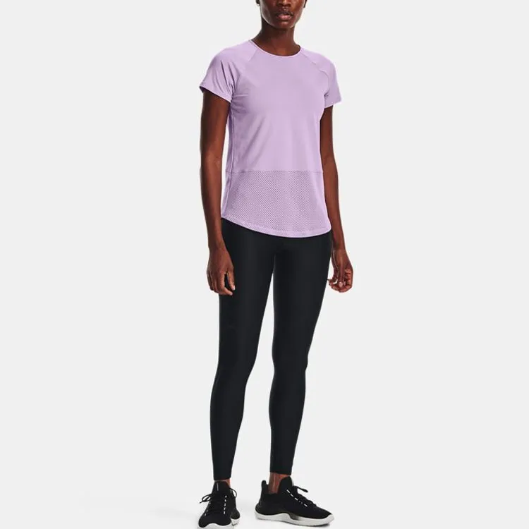 Under Armour Raglan Sleeve T-Shirt Women's Purple-3