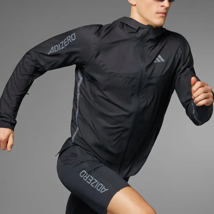 Adidas Adizero Running Lightweight Jacket Jackets & Coats Men's Black-1