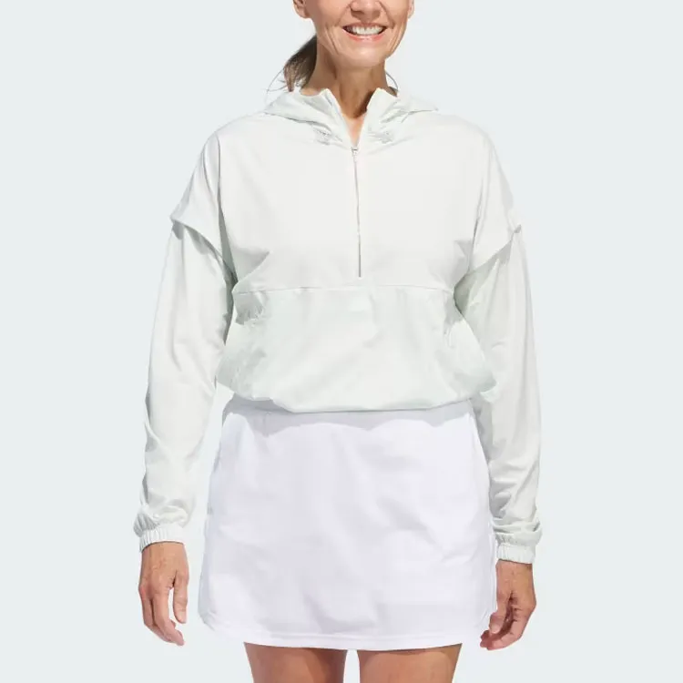 Adidas Ultimate365 Twistknit Hoodie Jackets & Coats Women's Light Green-1