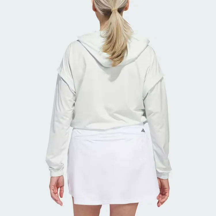 Adidas Ultimate365 Twistknit Hoodie Jackets & Coats Women's Light Green-2