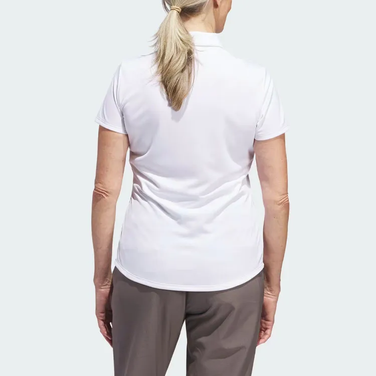 Adidas Free Shipping With AdiClub Women's Solid Performance Short Sleeve Polo Shirt-2