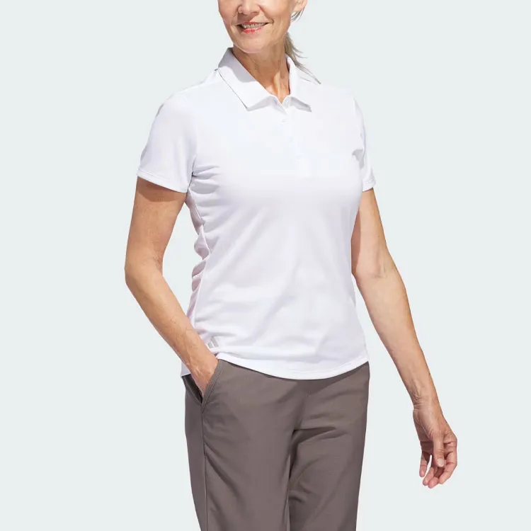 Adidas Free Shipping With AdiClub Women's Solid Performance Short Sleeve Polo Shirt-3