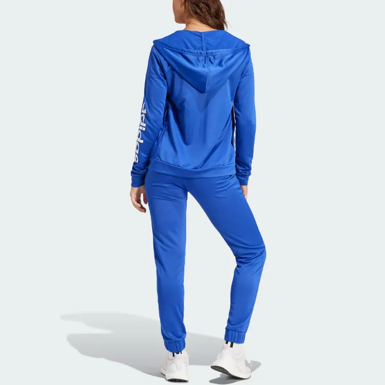 Adidas Linear Tracksuit Casual Suit Women's Dark Blue-2