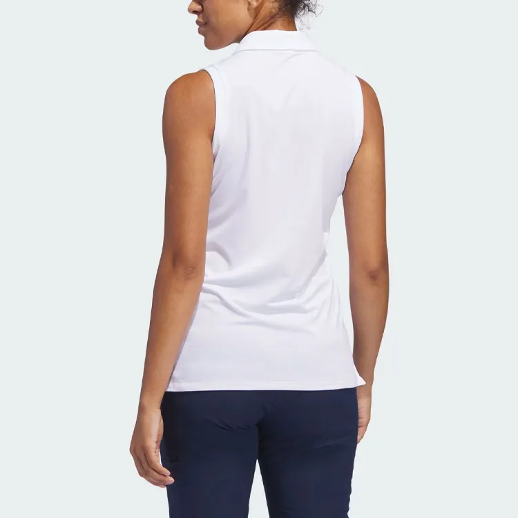 Adidas Free Shipping With AdiClub Ultimate365 Solid Sleeveless Polo Shirt-1