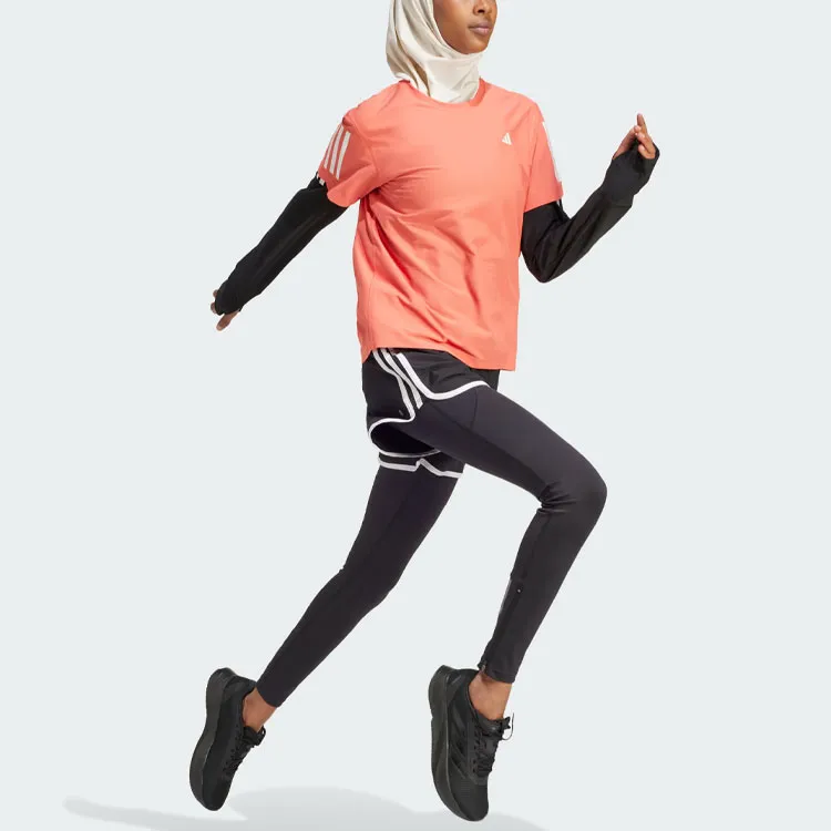 Adidas Regular T Shirt Women's Orange-3