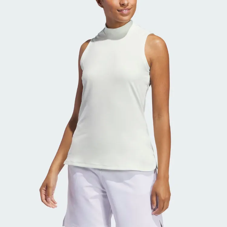 Adidas Free Shipping With AdiClub Ultimate365 Sleeveless Mock Neck Polo Shirt-1