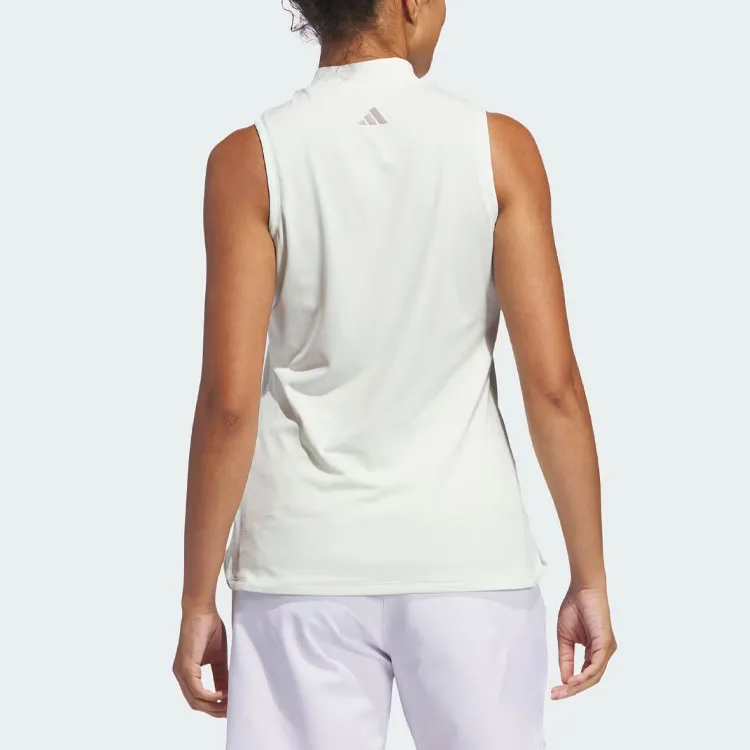 Adidas Free Shipping With AdiClub Ultimate365 Sleeveless Mock Neck Polo Shirt-2