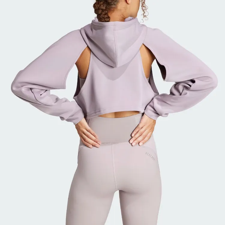adidas Hiit Aeroready Cropped Hoodie-2