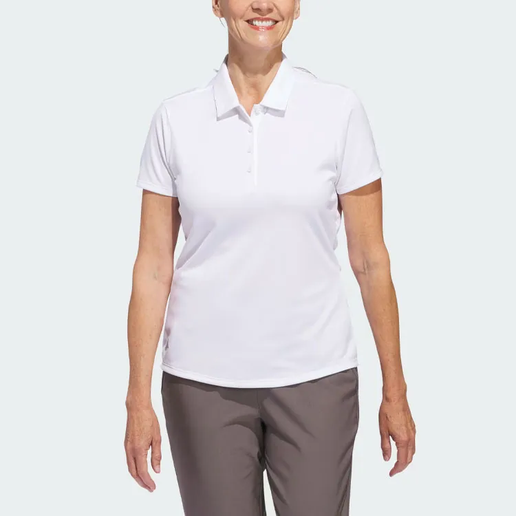 Adidas Free Shipping With AdiClub Women's Solid Performance Short Sleeve Polo Shirt-1