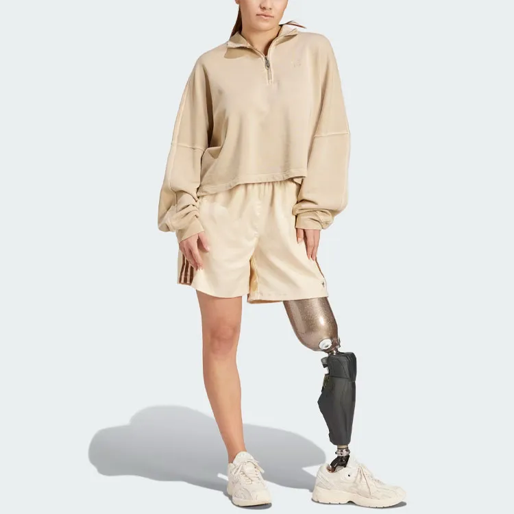 Adidas Originals Essential Essentials+ Sweatshirt Women's Dark Beige-3