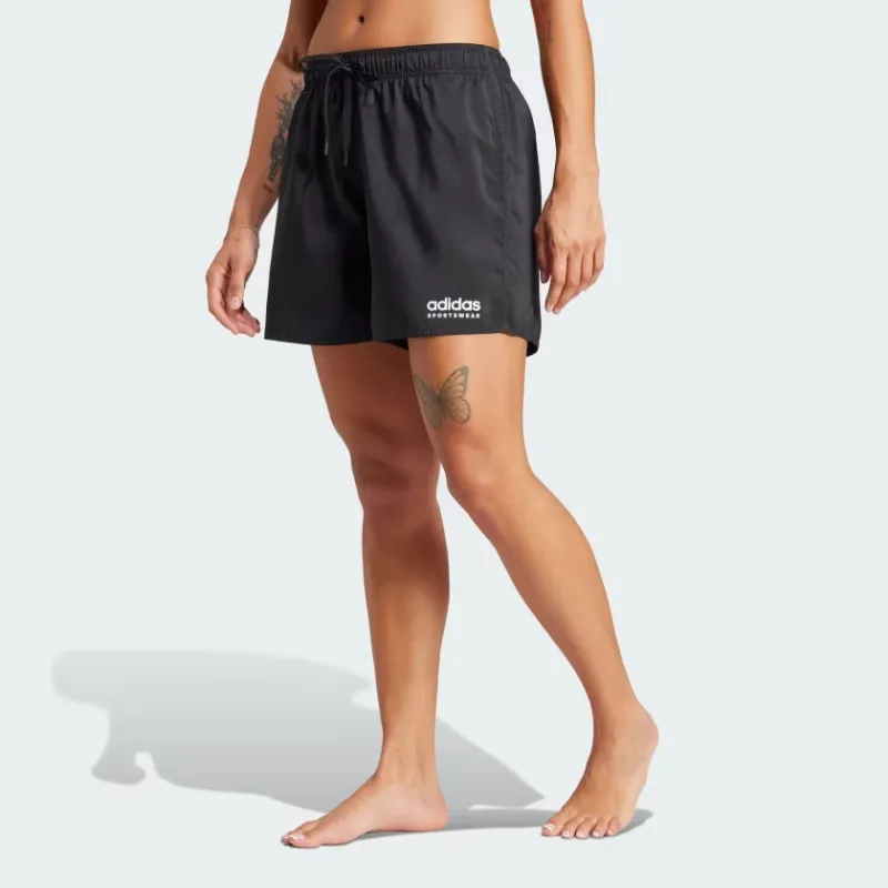 Adidas Branded Beach Shorts Sports Shorts Women's Black-1