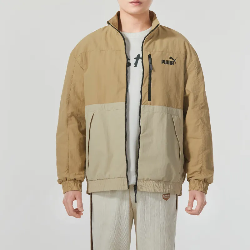 PUMA Jackets Men Khaki-3