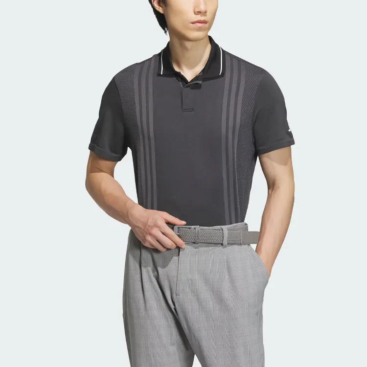 Adidas Primeknit Seamless Polo Shirt Polo Shirt Men's Black-2
