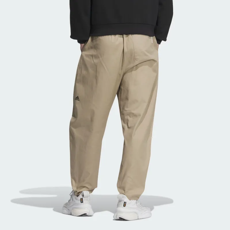 Adidas Small Logo Woven Pants Woven Sweatpants Men's Umber-2