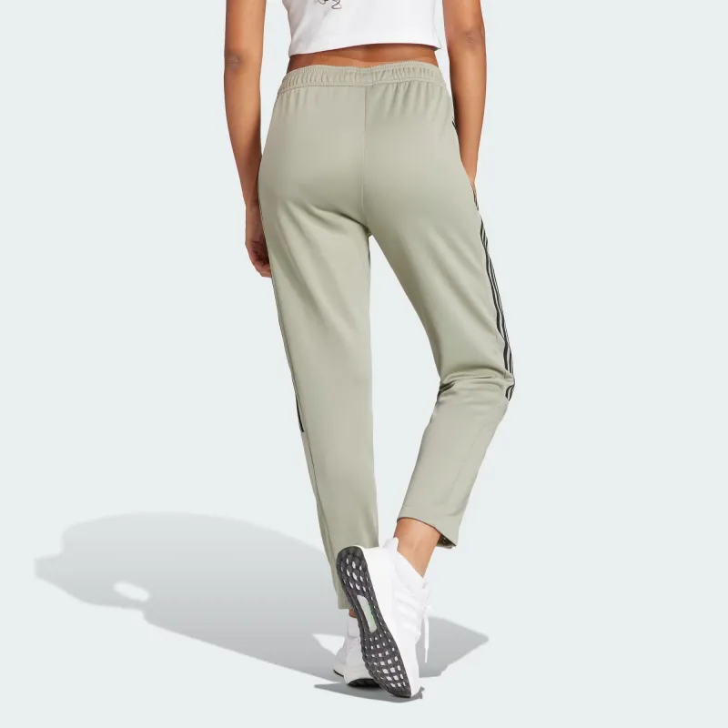 Adidas Tiro Material Mix Tracksuit Bottoms Knitted Sports Pants Women's Pebble Gray-2