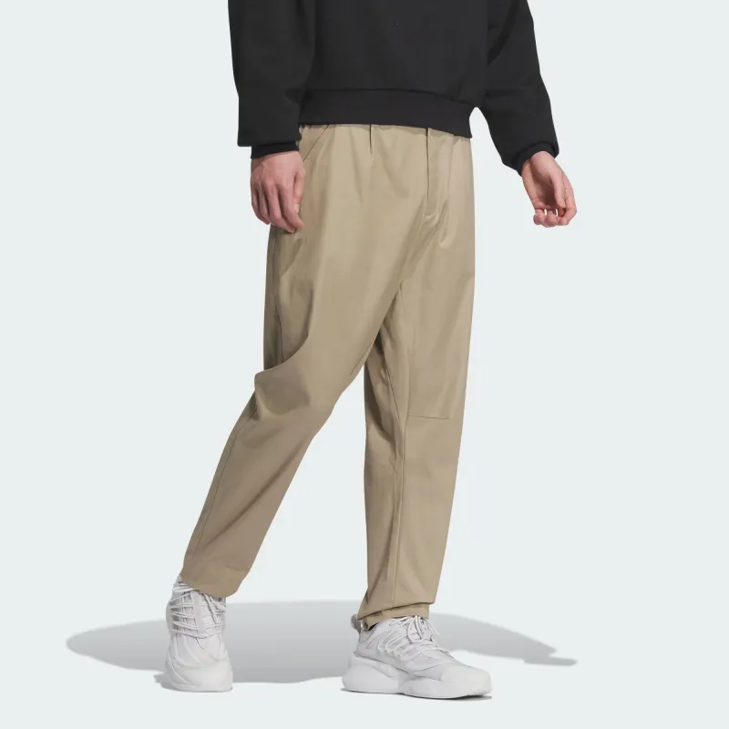 Adidas Small Logo Woven Pants Woven Sweatpants Men's Umber-3