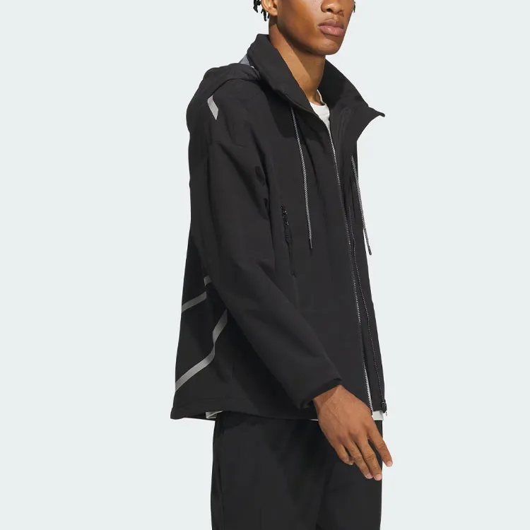 Adidas Future Style Jacket Jackets Coats Men's Black-3