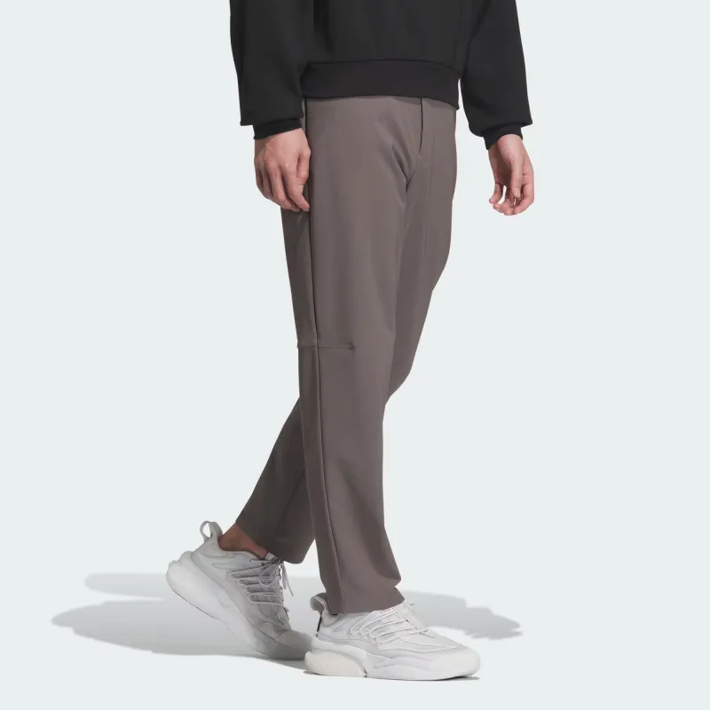 Adidas Premium Casual Regular Fit Pants Knitted Sports Pants Men's Charcoal Gray-2