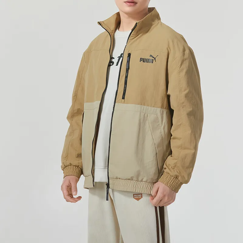 PUMA Jackets Men Khaki-4